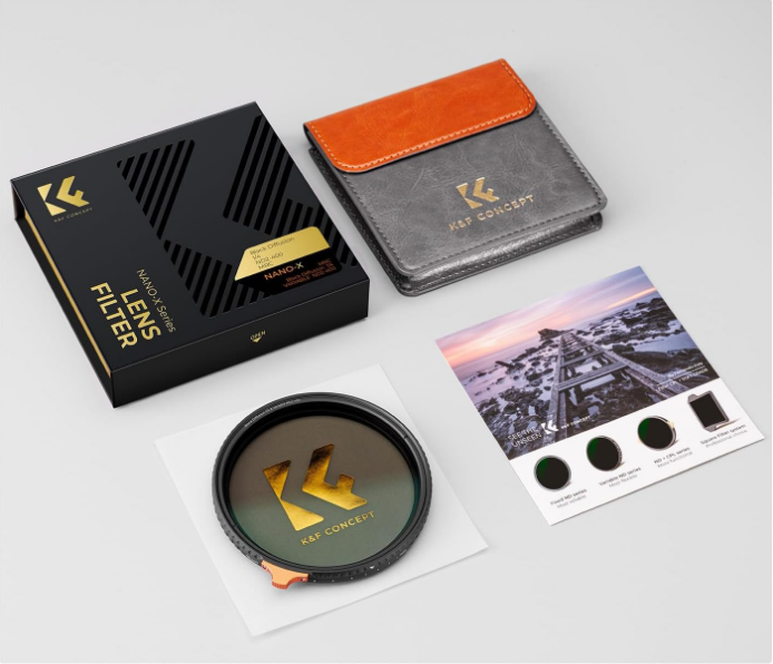 K&F CONCEPT Nano-Xcel Series variable ND 2-400 filter review 